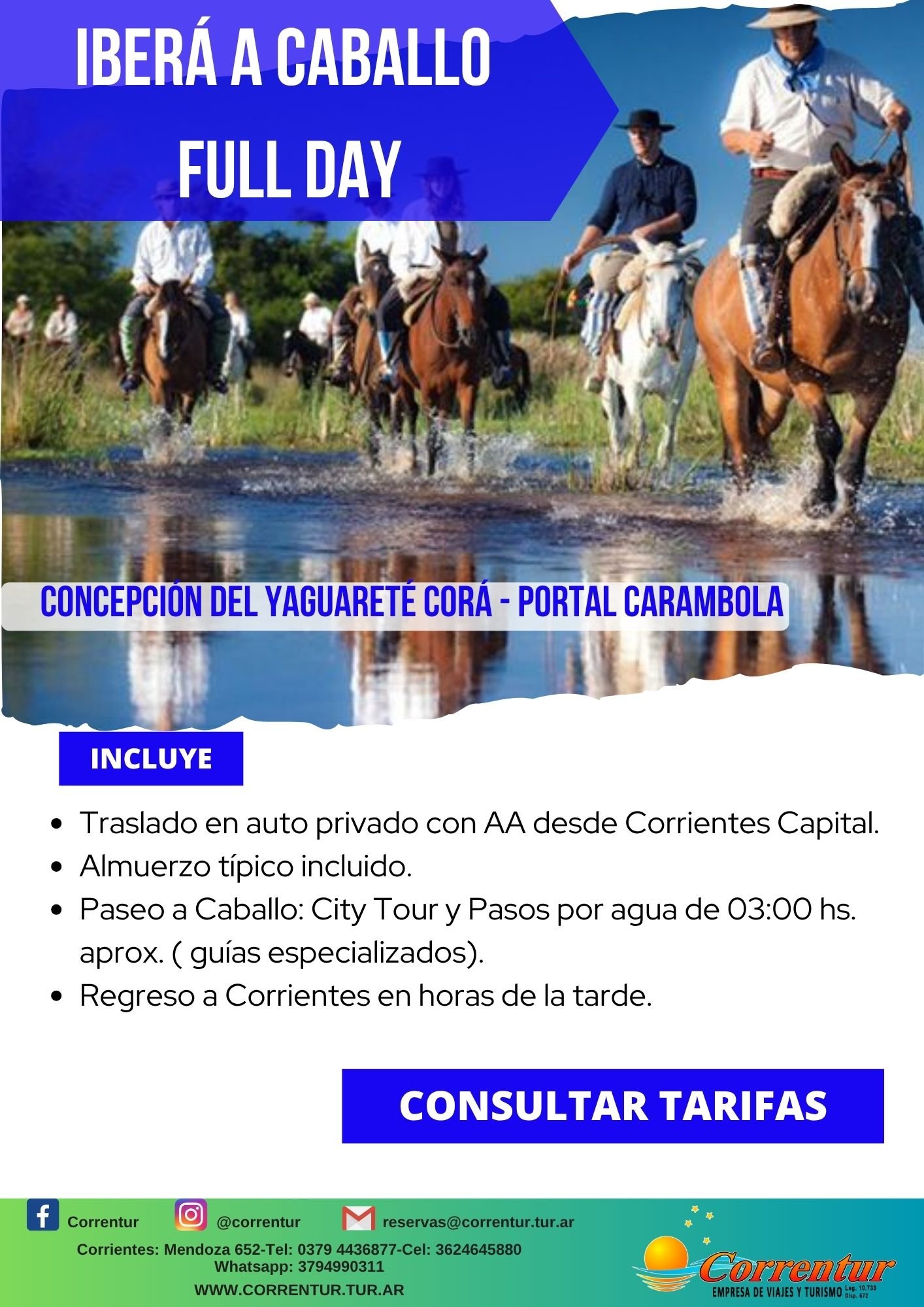 Iberá Full Day a caballo